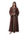 Hanayen Luxury Brown Abaya with Floral Lace Embroidery best abaya online in dubai