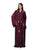 Hanayen Luxury Burgundy Abaya with 3D Floral Embellishments best abaya online in dubai