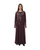 Hanayen Luxury Burgundy Embellished Abaya best abaya online in dubai