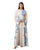 Hanayen Luxury Cream Abaya with Blue Floral Embellishments best abaya online in dubai