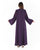 Hanayen Luxury Floral Embroidered Purple Abaya