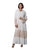 Hanayen Luxury Off-White Abaya with Beige Lace and Crystal Embellishments best abaya online in dubai