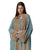 Hanayen Luxury Sage Green Abaya with Bronze Lace Embellishments best abaya online in dubai