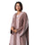 Hanayen Luxury Two-Tone Abaya with Scalloped Panels best abaya online in dubai