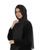 Hanayen Luxury Velvet Black Abaya best abaya online in dubai