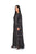 Hanayen Modern Abaya with Geometric Paneled Embroidery best abaya online in dubai