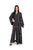 Hanayen Modern Abaya with Geometric Paneled Embroidery best abaya online in dubai