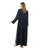 Hanayen Modern Black Abaya with Subtle Embellishments