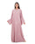 Hanayen Modern Pink Abaya With Intricate Ary Design