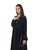 Hanayen Modest Black Abaya Cut Design