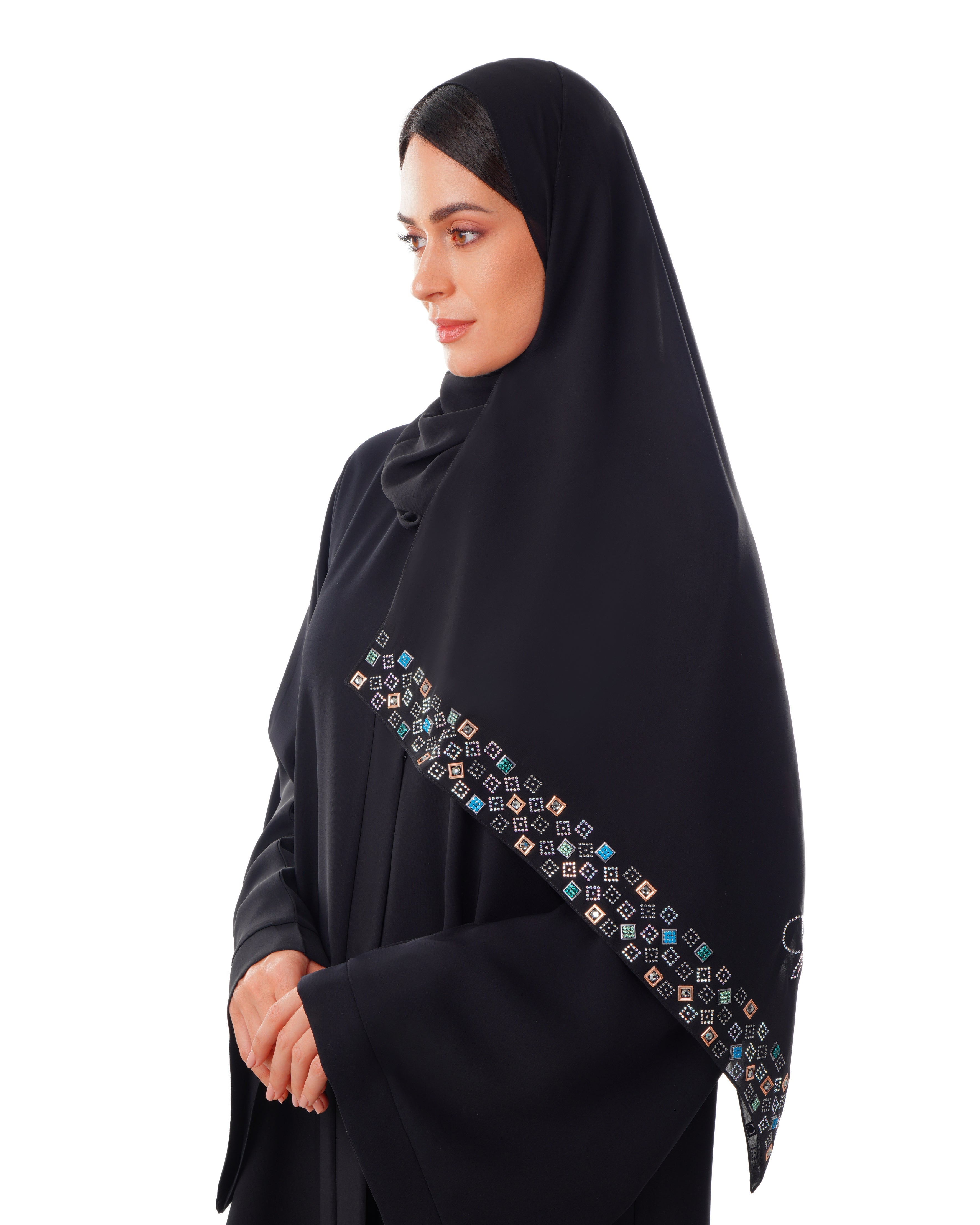 Hanayen Multicolor Crystals Black Sheila hanayen-multicolor-crystals-black-sheila