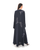 Hanayen Navy Blue Floral Abaya Adorned with Swarovski® Crystals best abaya online in dubai