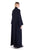 Hanayen Black Lapel Abaya With Crystals Details | Clearance best abaya online in dubai