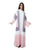 Hanayen Pastel Block-Pattern Abaya