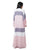 Hanayen Pastel Block-Pattern Abaya