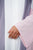 Hanayen Pastel Block-Pattern Abaya