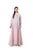 Hanayen Pastel Pink Color Abaya With Cuff Details | Clearance best abaya online in dubai