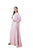 Hanayen Pastel Pink Color Abaya With Cuff Details | Clearance best abaya online in dubai
