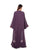 Hanayen Purple Abaya With Floral Embroidery