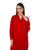 Hanayen Red Velvet Cut Abaya