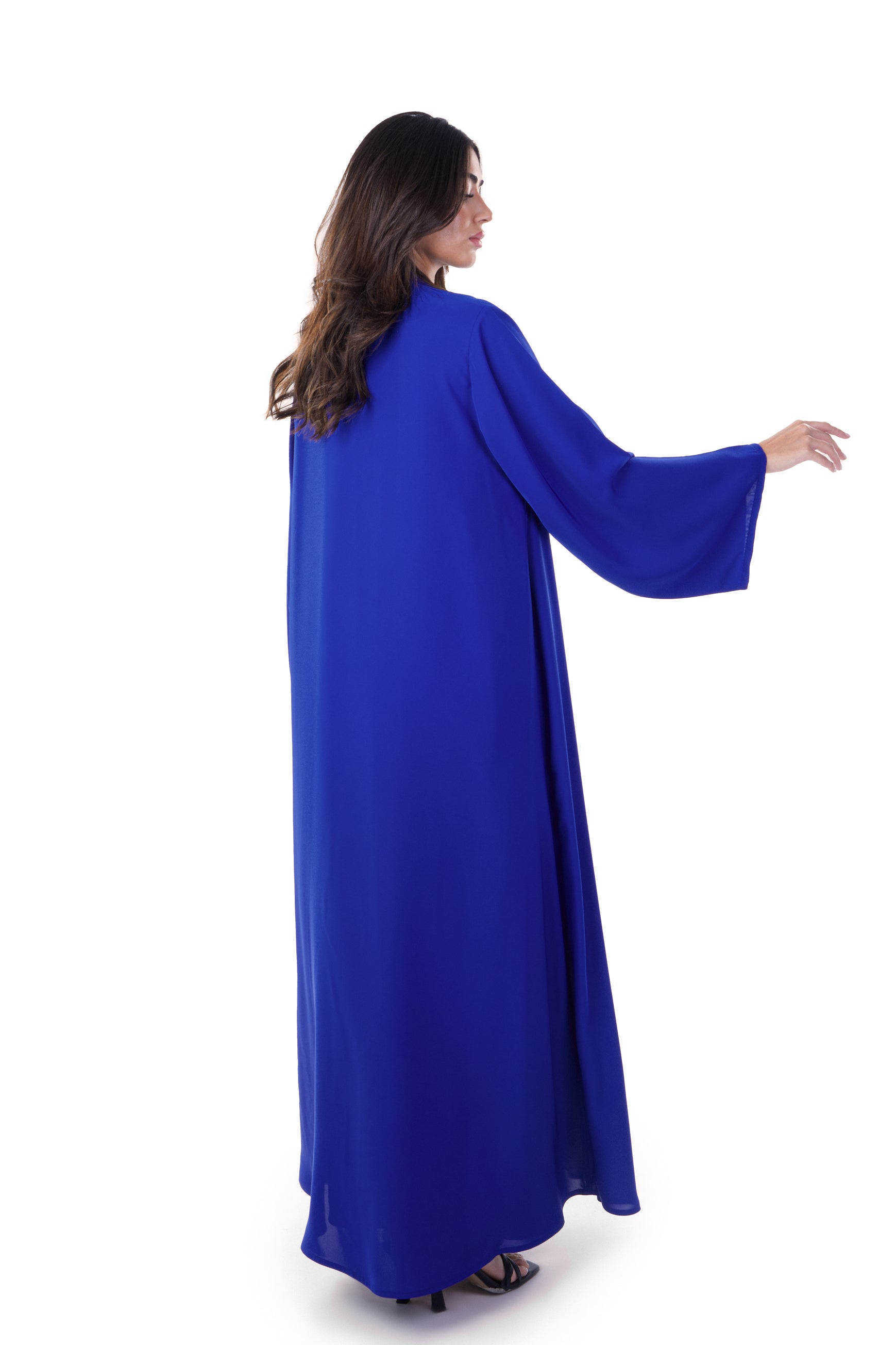 Buy Online Royal Blue Plain Abaya | Luxury Abaya Dubai | Women's Abaya  Online