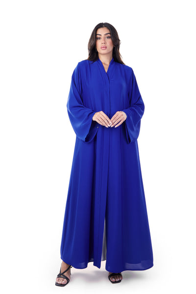 Hanayen Royal Blue Plain Abaya