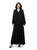 Hanayen Scallop Sleeve Black Abaya