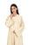 Hanayen Scalloped Abaya with Floral Embroidered Sleeves best abaya online in dubai