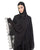 Hanayen Special Black Abaya With Lace Details