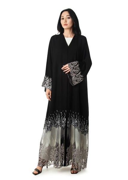 Hanayen Stylish Black Abaya Design