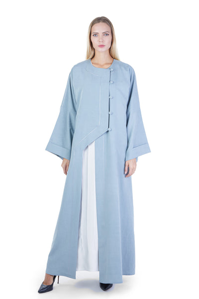 Hanayen Tencel Lapel Abaya With Inner