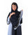 Hanayen Two-Tone Embroidered Design Abaya with Matching Scarf