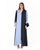 Hanayen Two-Tone Embroidered Design Abaya with Matching Scarf