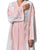 Hanayen Two-Tone Luxury Open Abaya with Intricate Beaded Leaf Embroidery best abaya online in dubai