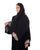 Hanayen Velvet Abaya With Sleeves Design