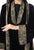 Hanayen Velvet Lapel Collar Abaya