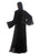 abaya Velvet Abaya With Lace Details In Black