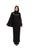 Black Abaya With Golden Crystals Abaya Hanayen   