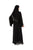 Hanayen Black Abaya With Golden Crystals