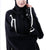 Hanayen Black Abaya With Stone Design