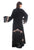 Hanayen Black Laser Cut Abaya