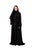 Hanayen Black Plain Abaya