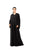 Hanayen Black Plain Abaya with Pocket