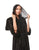 Hanayen Black Velvet Abaya With Belt