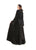 Hanayen Black Velvet Abaya With Belt