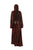 Hanayen Brown Velvet Belted Abaya