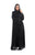 Hanayen Classic Abaya with Modern Geometric Hand Embroidery