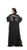 Hanayen Classic Black Abaya With Embroidery Work On Sleeve