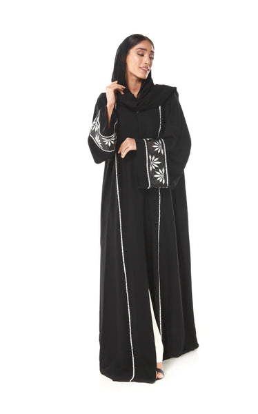 The Lace Black Abaya