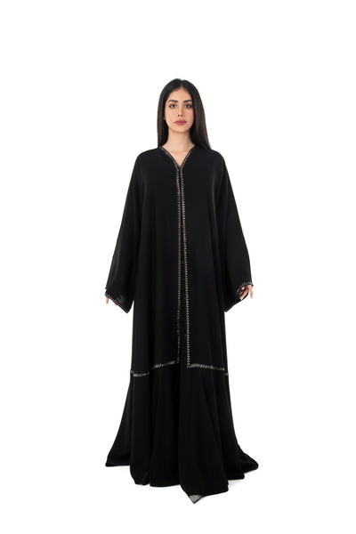 Hanayen Classic Crystal Abaya Cut